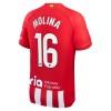 Camiseta de fútbol Atlético Madrid Molina 16 Primera Equipación 23-24 - Hombre